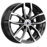 K&K Фрост (КС1048) 6,5x15 5x100 ET38 D57,1 Алмаз черный