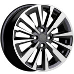 K&K Эрман (КС997) 6,5x16 4x100 ET49 D54,1 Алмаз черный