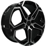 Khomen Wheels KHW1909 (Geely Monjaro/Tugella) 7,5x19 5x108 ET46 D63,4 Black-FP