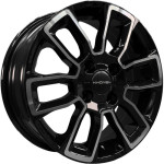Khomen Wheels KHW1406 (Solaris/Logan/Rio) 5,5x14 4x100 ET43 D67,1 Black-FP