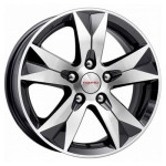 K&K Crossline-оригинал (КС713) 6,5x16 5x114,3 ET47 D66,1 Алмаз черный