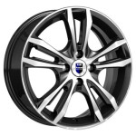 K&K Samara (КС866) 6x16 4x100 ET40 D67,1 Алмаз черный SK