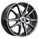 K&K Адамар (КС886) 6,5x16 5x100 ET48 D56,1 Алмаз черный