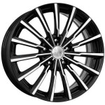 K&K Акцент (КС562) 7x17 4x100 ET41 D60,1 Алмаз черный