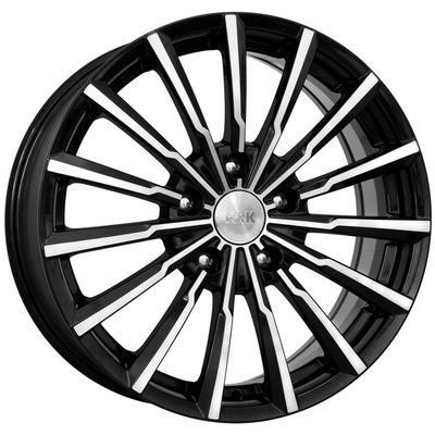 K&K Акцент (КС562) 7x17 5x108 ET50 D63,35 Алмаз черный