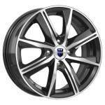 K&K Арнар (КС904) 7x16 5x108 ET40 D67,1 Алмаз черный