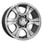 K&K Байконур (КС465М) 8x16 6x139,7 ET0 D111,6 Дарк платинум