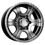 K&K Байконур Джип-рейд (КС465М) 8x16 5x139,7 ET-15 D110,1 Дарк платинум