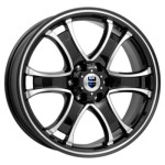 K&K Балеар (КС727) 7,5x18 6x139,7 ET38 D100,1 Алмаз черный