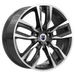 K&K Борэй (КС901) 8x18 5x108 ET42 D67,1 Алмаз черный