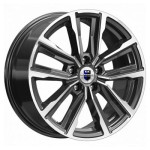 K&K Лацио (КС964) 7,5x17 5x114,3 ET40 D67,1 Алмаз черный