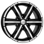 K&K Окинава (КС635) 7,5x17 6x114,3 ET30 D66,1 Алмаз черный