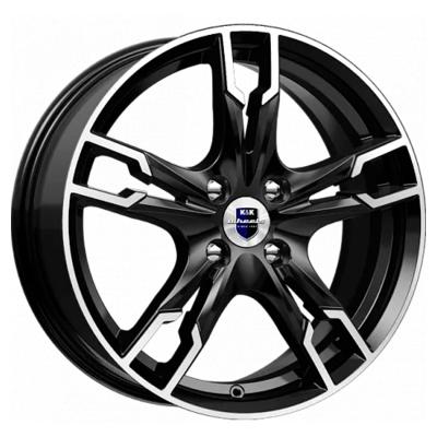 K&K Солар (КС875) 7x17 5x108 ET50 D63,35 Алмаз черный SK