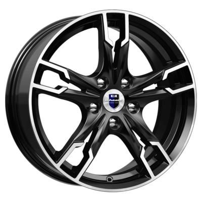 K&K Солар-оригинал (КС875) 7x17 4x100 ET43 D60,1 Алмаз черный SK