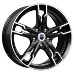 K&K Солар-оригинал (КС875) 7x17 4x100 ET43 D60,1 Алмаз черный SK