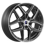 K&K Юнион (КС1025) 7x17 5x114,3 ET45 D66,1 Алмаз черный
