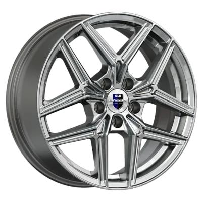 K&K Юнион (КС1025) 7x17 5x114,3 ET39 D60,1 Дарк платинум