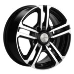 Khomen Wheels KHW1602 (Niva 4x4 Bronto) 6,5x16 5x139,7 ET35 D98,5 Black-FP