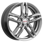 K&K Sayan-оригинал (КС731M) 6x16 5x112 ET46 D66,6 Дарк платинум