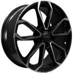 Khomen Wheels KHW1816 (Mazda CX-5/Kia Seltos) 7x18 5x114,3 ET45 D67,1 Black-FP