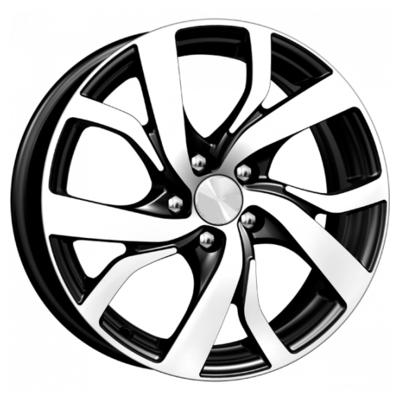 K&K Палермо (КС607) 6,5x16 5x110 ET39 D65,1 Алмаз черный