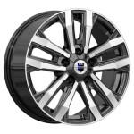 K&K Мичиган (КС1107) 8x18 5x130 ET43 D84,1 Алмаз черный