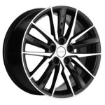 Khomen Wheels KHW1807 (A6/Q5) 8x18 5x112 ET39 D66,6 Black-FP