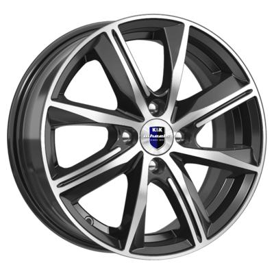 K&K Арнар (КС904) 7x16 5x114,3 ET45 D66,1 Алмаз черный