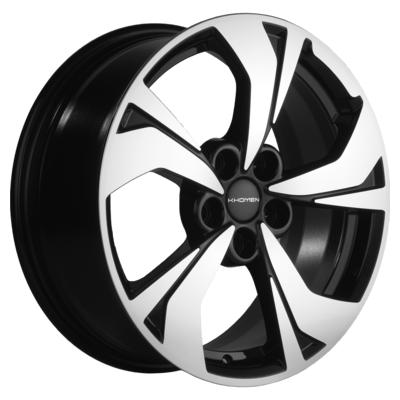 Khomen Wheels KHW1724 (I-40/CX-5/ASX-5) 7x17 5x114,3 ET45 D67,1 Black-FP
