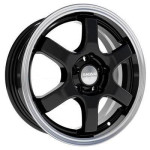 СКАД Киото 6x15 5x100 ET38 D57,1 антрацит-алмаз