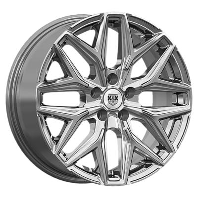 K&K Ариус (КС1187) 7x17 5x108 ET38 D65,1 Дарк платинум