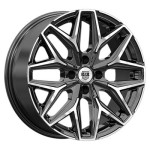 K&K Ариус (КС1187) 7x17 5x108 ET40 D54,1 Алмаз черный