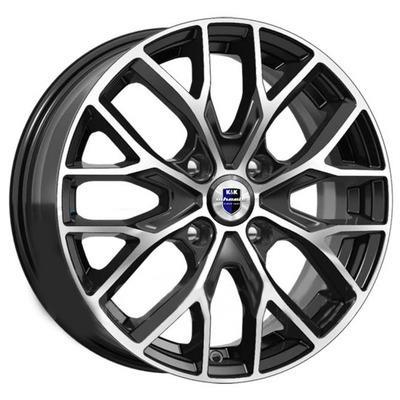 K&K Лилиом (КС891) 6x16 4x100 ET40 D67,1 Алмаз черный