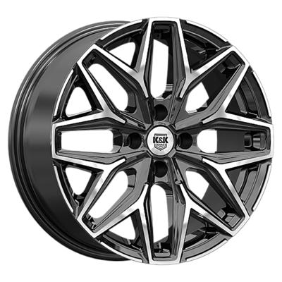 K&K Ариус (КС1187) 7x17 5x108 ET32 D65,1 Алмаз черный