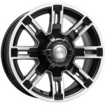 K&K Полюс (КС609M) 7,5x16 6x139,7 ET22 D107,1 Алмаз черный