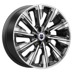 K&K Галего (КС1039) 7,5x19 5x112 ET40 D57,1 Алмаз черный