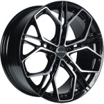 INCH ZJH 8x18 5x112 ET38 D66,6 Gloss Black Machined Face