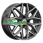 K&K Ариус (КС1187) 7x17 5x108 ET38 D65,1 Алмаз черный