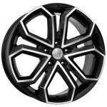 K&K Пандора (КС466) 8,5x19 5x112 ET32 D66,6 Алмаз черный