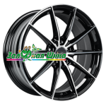 INCH FA8533 8x18 5x112 ET38 D66,6 Gloss Black Machined Face