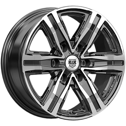 K&K R8 (КС1174) 7,5x17 6x139,7 ET25 D77,9 Алмаз черный