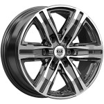 K&K R8 (КС1174) 7,5x17 6x139,7 ET25 D77,9 Алмаз черный