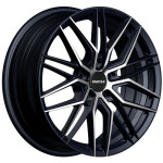 INCH FA8539 7x17 5x108 ET45 D63,4 Gloss Black Machined Face