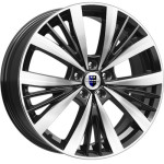 K&K Марвел (КС881) 7,5x19 5x112 ET40 D66,6 Алмаз черный SK