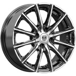 K&K Сандал (КС1199) 6x15 4x100 ET50 D60,1 Алмаз черный