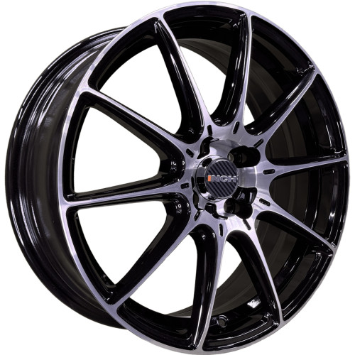 INCH FA8537 6,5x17 5x112 ET44 D66,5 Gloss Black Machined Face