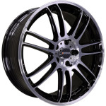 INCH FA8535 7,5x18 5x108 ET47 D60,1 Gloss Black Machined Face