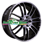 INCH FA8535 7x18 5x114,3 ET37 D66,5 Gloss Black Machined Face