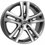 MAK Aria 9x18 5x150 ET48 D110,2 Gun Metallic Mirror Face