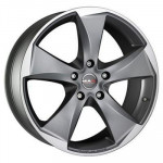 MAK Raptor 5 10,5x20 5x112 ET45 D76 Graphite Mirror Face